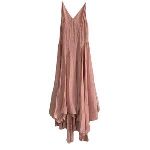 Elegant Pink Sleeveless Dress